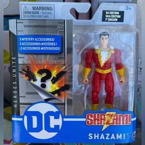 Spin Masters DC “Shazam” 4” Action Figure 1st Edition